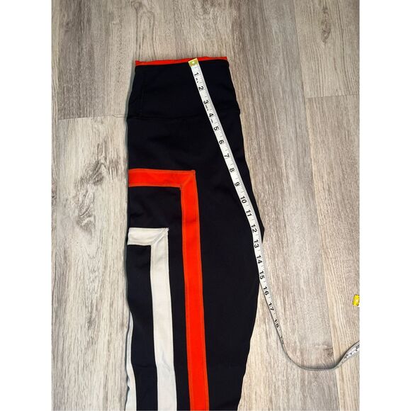 Free People Leggings Black and Orange Size Medium - Picture 8 of 9